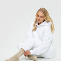 Crew Socks (3PK) | Off White/Buff/White