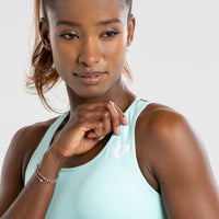 Power Seamless Sports Bra | Bleached Aqua