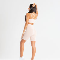 Power Seamless Cycling Shorts | Nude