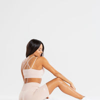 Power Seamless Cycling Shorts | Nude