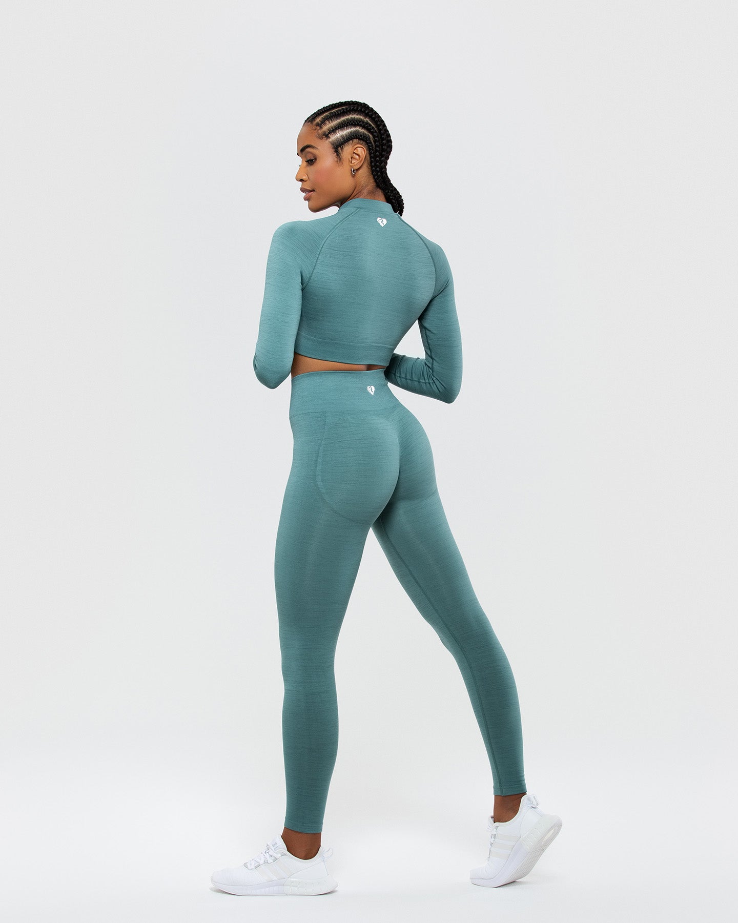 Define Seamless Crop Zip Jacket | Sea Pine