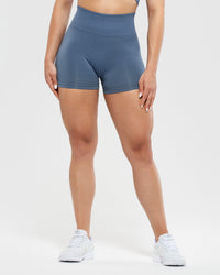 Define Scrunch Seamless Shorts | Smoke Blue
