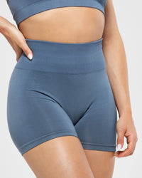 Define Scrunch Seamless Shorts | Smoke Blue
