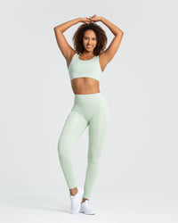 Essential Sports Bra | Tea Green