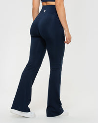 Essential Flared Leggings | Sapphire Blue