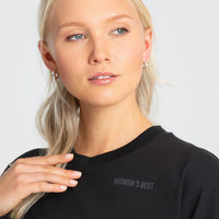 Comfort Oversized Long Sleeve T-Shirt | Black