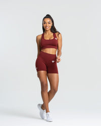 Move Seamless Shorts | Ruby Red Solid