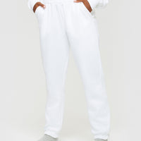 Comfort Oversized Joggers | White