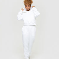 Comfort Oversized Joggers | White