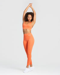 Hold High Waisted Leggings | Burnt Orange