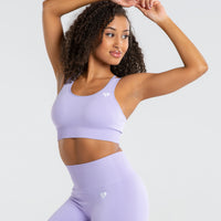 Power Seamless Sports Bra | Lilac