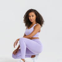 Power Seamless Sports Bra | Lilac