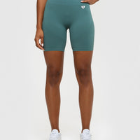 Power Seamless Cycling Shorts | Sea Pine
