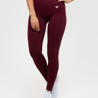 Power Seamless Leggings | Dark Cherry