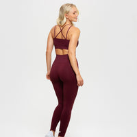 Power Seamless Leggings | Dark Cherry
