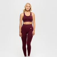 Power Seamless Leggings | Dark Cherry