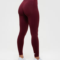 Power Seamless Leggings | Dark Cherry