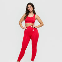 Power Seamless Leggings | Red
