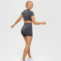 Power Seamless Shorts | Graphite