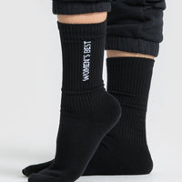 Crew Socks (1PK) | Black