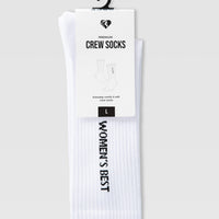 Crew Socks (1PK) | White