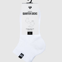Quarter Socks (1PK) | White
