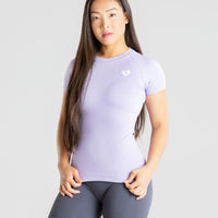 Power Seamless T-Shirt | Lilac